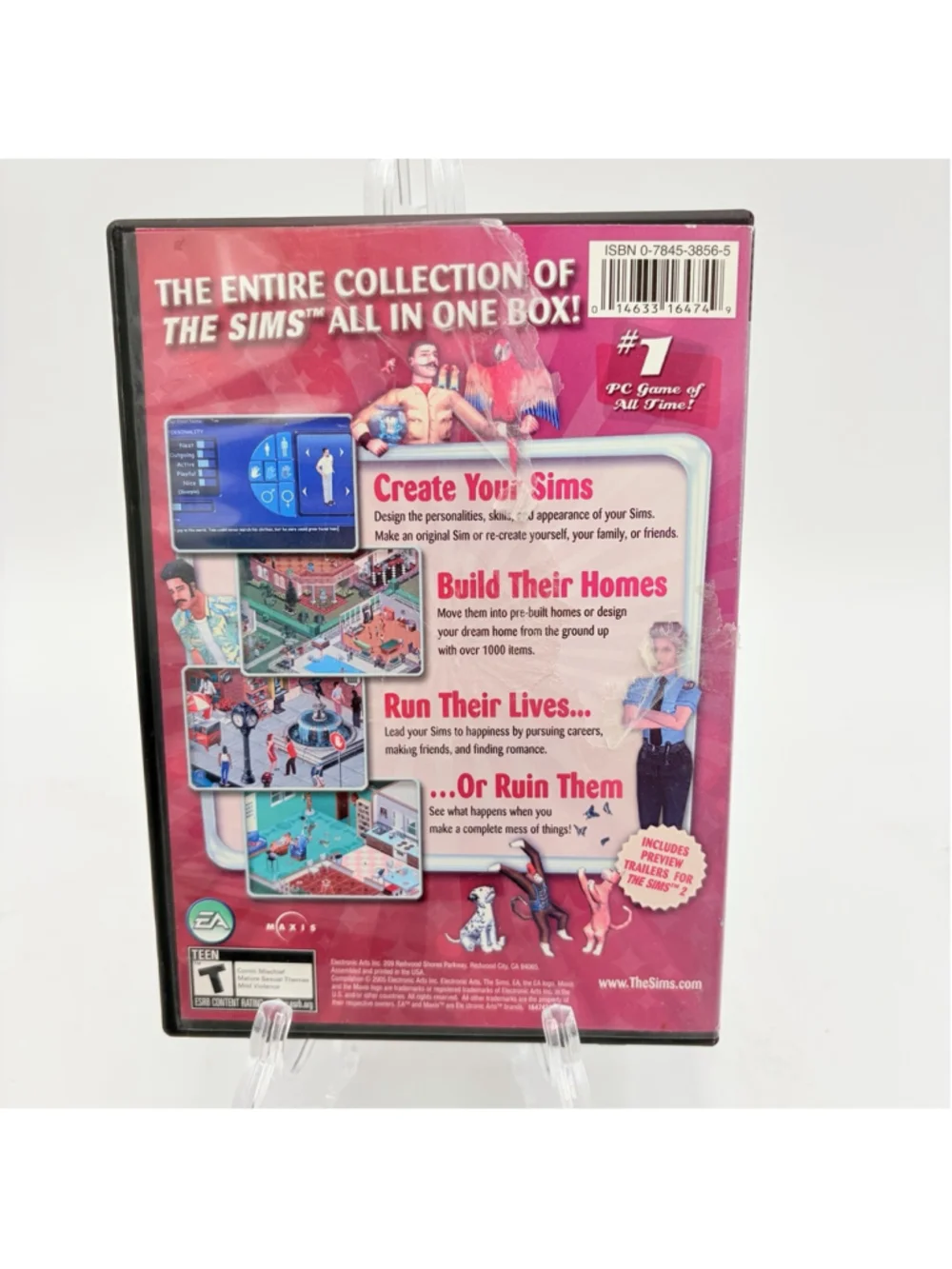 The Sims Complete Collection 2005 EA PC CD-ROM 4 Discs W Manual & Key Complete